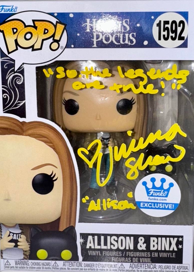 Vinessa Shaw Signed Funko Pop #1592 "Allison & Binx" (Hocus Pocus) - SWAU #02